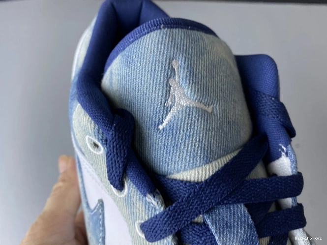 CZ8455-100 Air Washed Denim 1 Low Jordan 0730